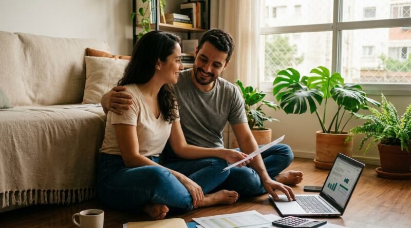Sair das Dívidas em Casal - Casal brasileiro jovem unido e focado em sair das dívidas em casal mesmo ganhando pouco